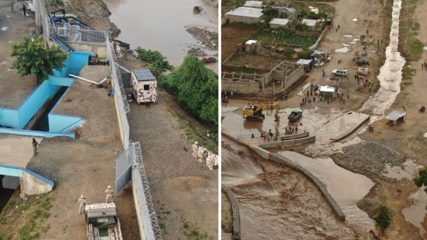 HAITÍ: Se desborda canal haitiano tras crecida del río Masacre​​ Dajabón