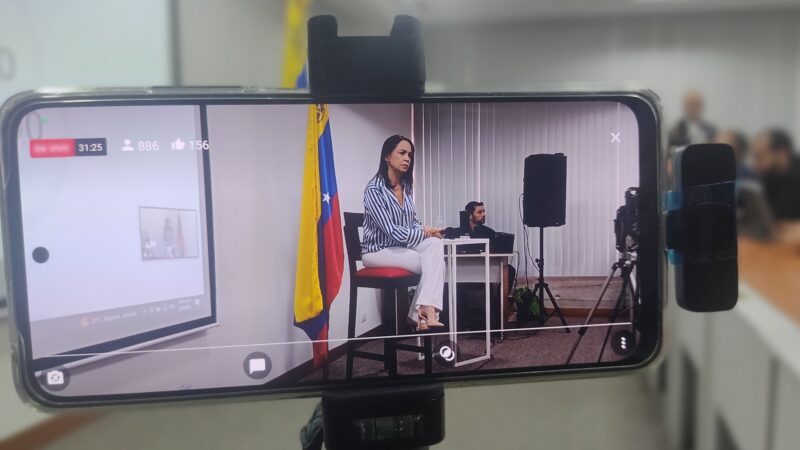 María Corina Machado: «El crimen organizado está en el poder en Venezuela»