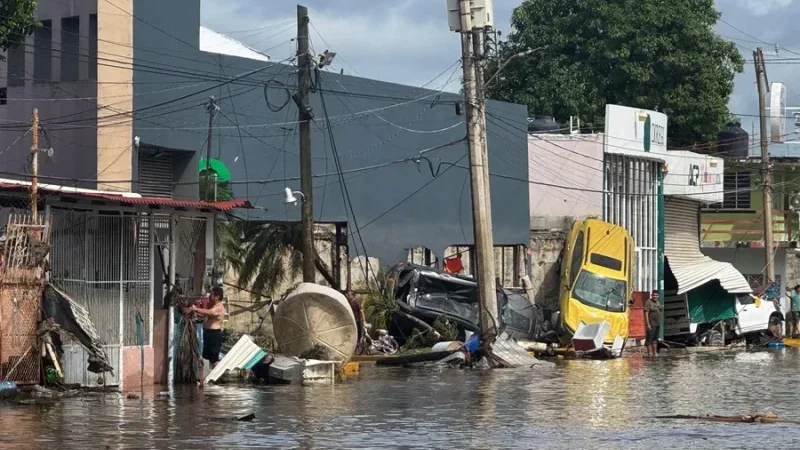 Lluvias en México dejan 44 muertos y daños en 139 municipios