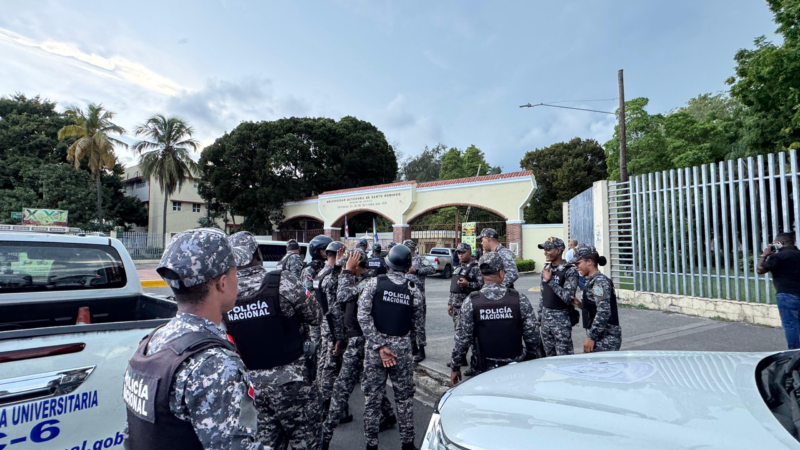 Tiroteo en la UASD deja al menos dos heridos